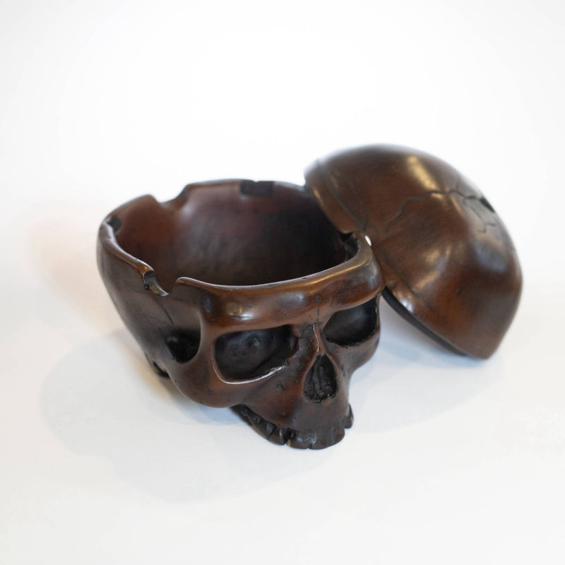 Cendrier Skull Brown